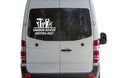 Handyman Services Vinyl Decal Sticker with Tools Design and Custom Phone Number for Vehicle Window