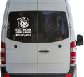Electrician Licensed and Insured Custom Phone Number Vinyl Decal Sticker, 12x14 Inch, Vehicle Window Decal