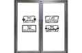 No Soliciting Vinyl Decal Sticker with Multiple Design Options