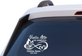 Vuela Alto Mi Angelito Memorial Car Decal, Custom Name with Butterfly and Heart Design, Vinyl Window Sticker