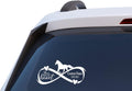 You Have My Heart Infinity Horse Memorial Decal, Customizable Name and Dates, 11x5.5 Inch Vinyl Sticker