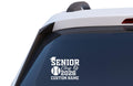 Senior Class of 2026 Baseball Team Decal, Custom Name Vinyl Sticker