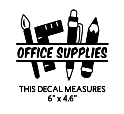 Seasonal Storage Bin Label Vinyl Decals – Organization Labels for Plastic Bins – Garage, Craft & Home Storage Decals