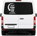 Custom Hiring QR Code Window Decal Sticker Join Our Team Business Vinyl Sign
