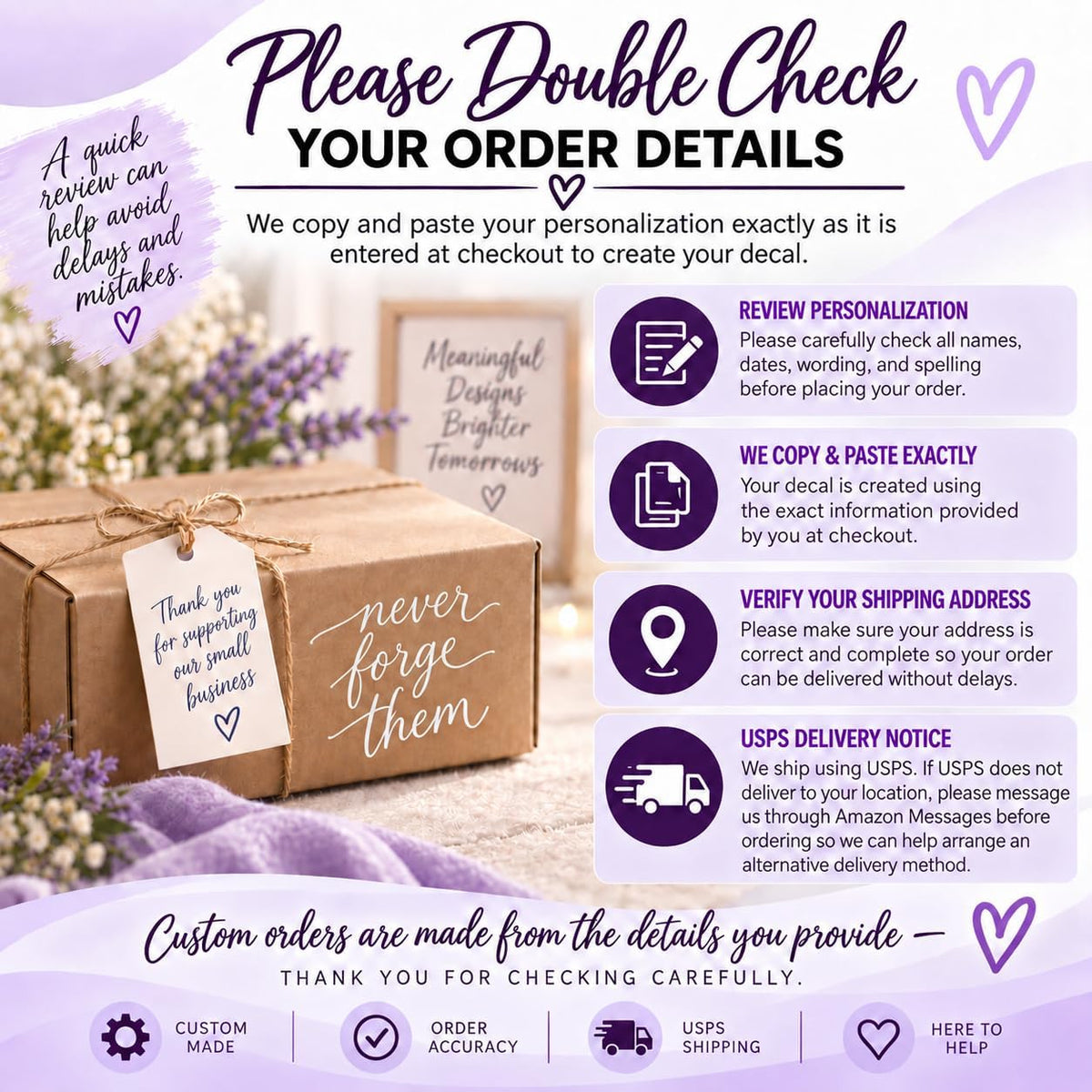 Custom Memorial Car Decal - Personalized Forever In My Heart Vinyl Sticker | Custom Name & Dates Vehicle Tribute Decal