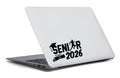 Senior 2026 Track and Field Vinyl Decal Sticker, Graduation Cap and Diploma Design, Laptop Decal