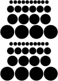 Circle Shape VinylSticker Set, Multiple Sizes Round Dot Decal Bundle