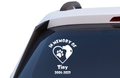Custom Pet Memorial Decal - Cherish Your Beloved Dog's Memory with a Beautiful Vinyl Tribute - Random Little Finds