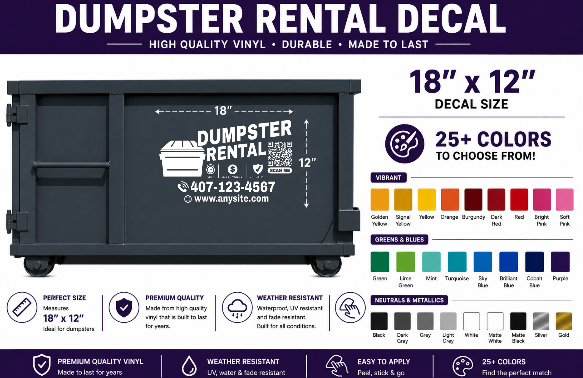 Transform Your Advertising with a Custom Dumpster Rental Decal - Random Little Finds