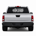Custom We Buy Junk Cars Decal - Transform Your Pickup Truck Into a Mobile Advertisement - Random Little Finds