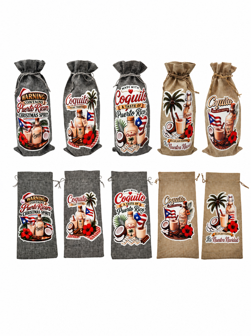 Celebrate the Season with Our Puerto Rican Christmas Gift Bag - Perfect for Your Holiday Bottles! - Random Little Finds
