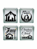Transform Your Christmas with Our Christian Christmas Decal Bundle - Set of 4 Meaningful Vinyl Decals - Random Little Finds