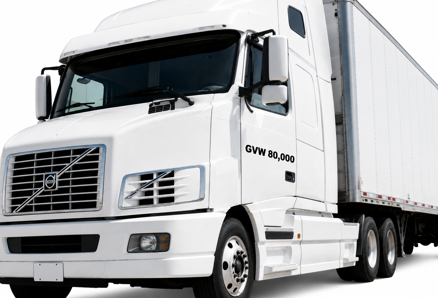 GVW Number Decals – Custom Vinyl Set of 2 for Trucks & Commercial Vehicles - Random Little Finds