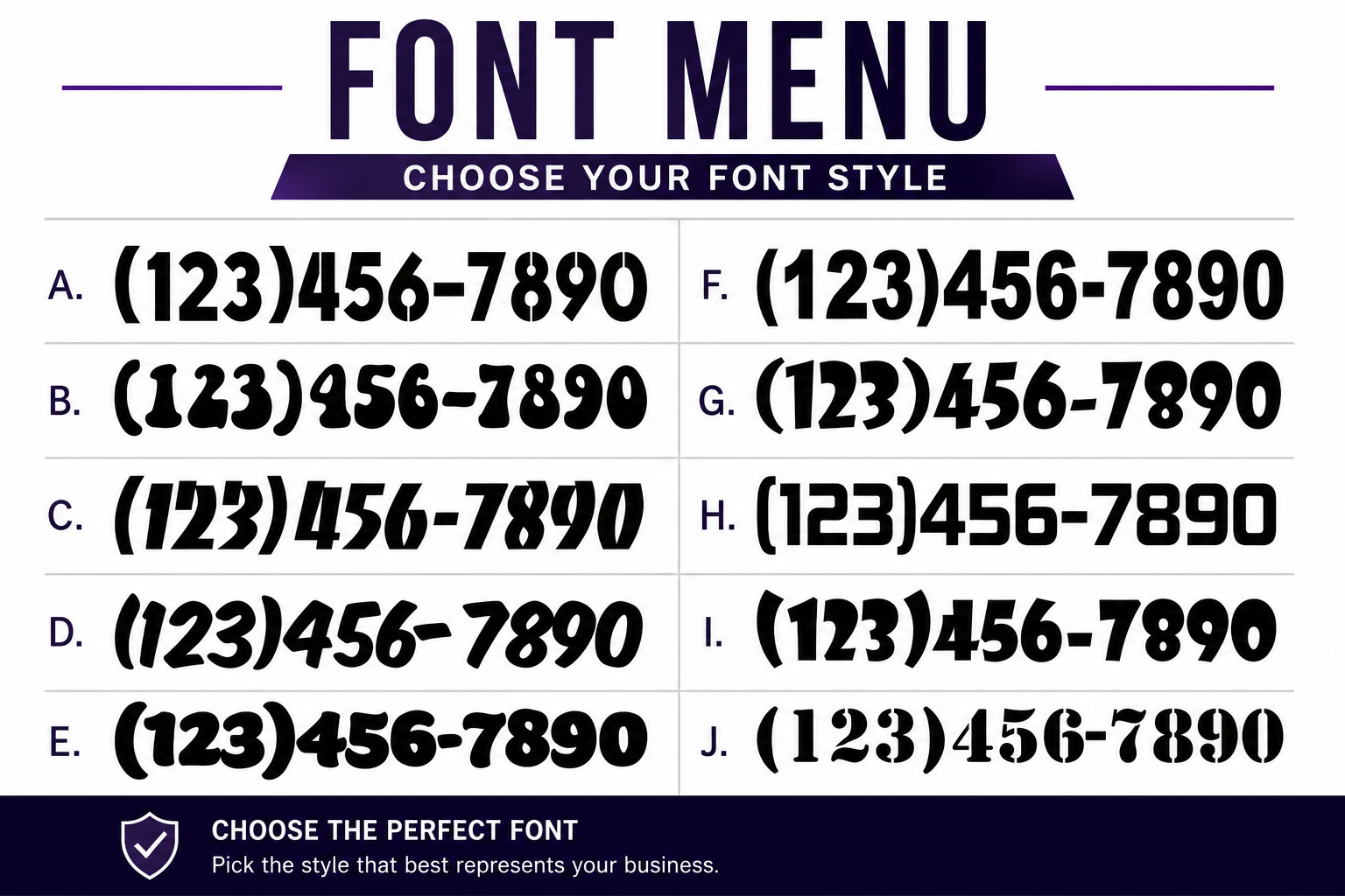 Custom Vehicle Phone Number Decal | Business Truck & Car Vinyl Lettering | Custom Phone Number Sticker
