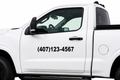 Custom Vehicle Phone Number Decal | Business Truck & Car Vinyl Lettering | Custom Phone Number Sticker