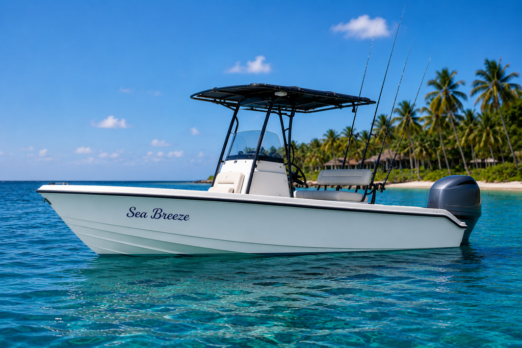 Custom Boat Name Decal | Personalized Marine Vinyl Lettering for Boats, Pontoons, Yachts & Watercraft