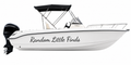 Custom Boat Name Decal | Personalized Marine Vinyl Lettering for Boats, Pontoons, Yachts & Watercraft