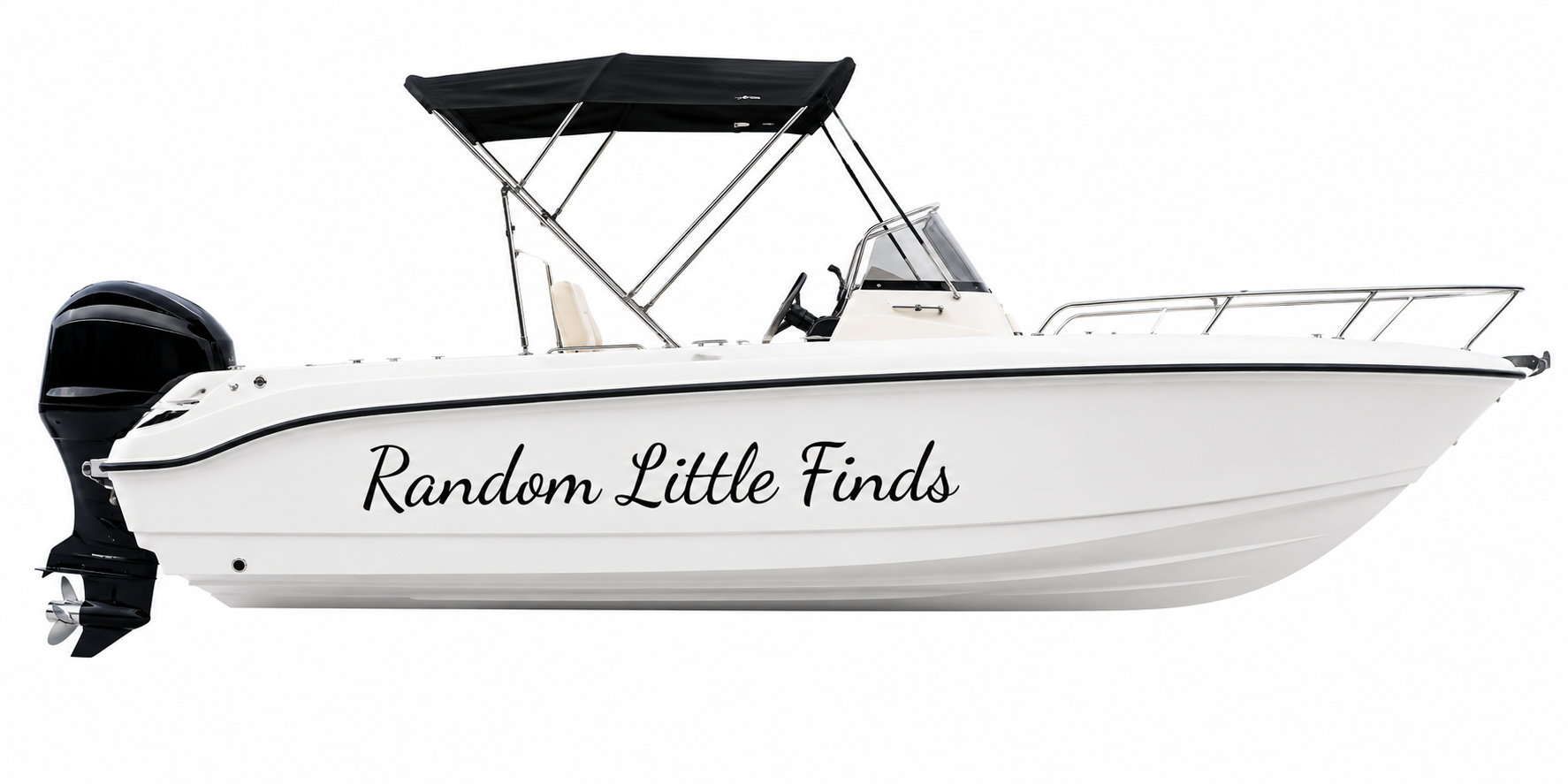 Custom Boat Name Decal | Personalized Marine Vinyl Lettering for Boats, Pontoons, Yachts & Watercraft