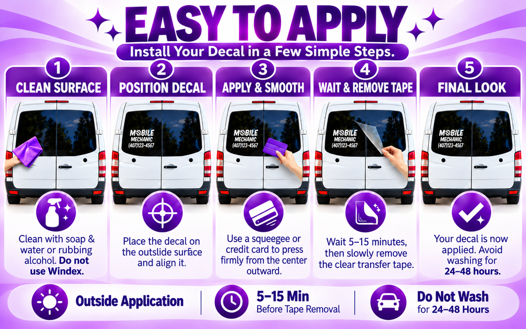 Custom Mobile Mechanic Decal - Elevate Your Brand with Personalized Vinyl for Your Vehicle