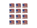 Puerto Rico Decal Sticker Glass Bottle Decorative Labels Stickers Puerto Rico Flag Coqui Decal (Bottle Not Included)