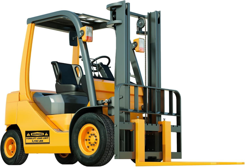 Forklift Weight Limit Custom Decal, Safety Warning Sticker, Load Capacity Label, Vinyl Material, Multiple Color Options