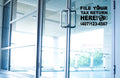 File Your Tax Return Here Vinyl Decal with Phone Number, Custom Business Window Sticker with Money Graphics