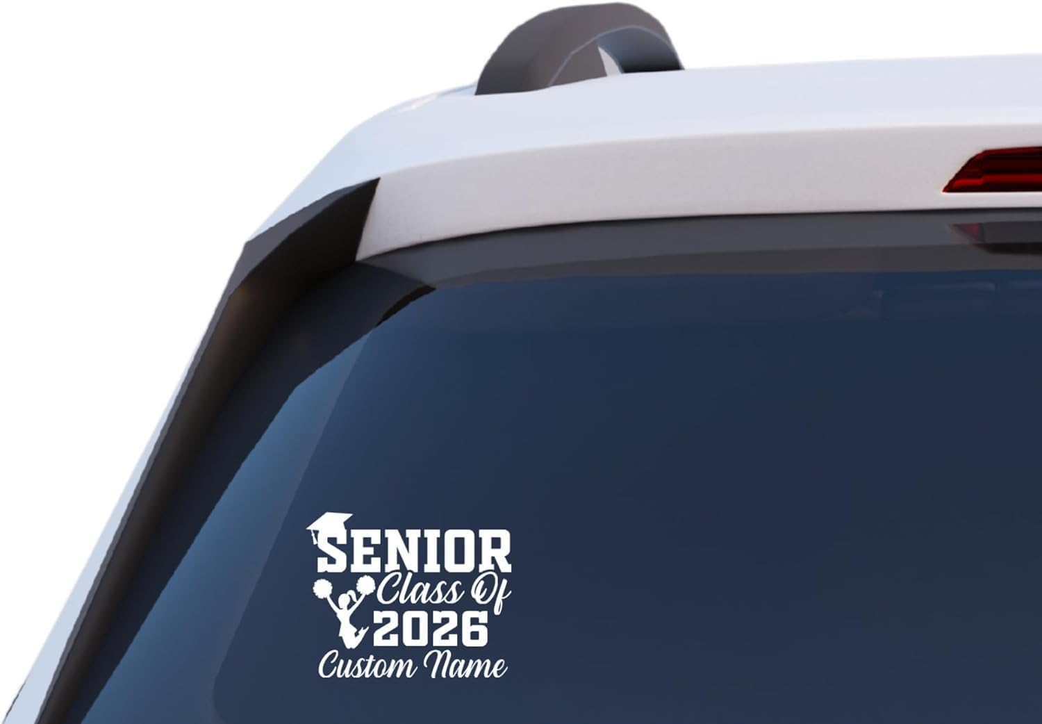 Senior Class of 2026 Cheerleading Squad Team Decal, Custom Name Vinyl Sticker