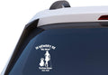 in Memory of Lady Golfer Memorial Decal, Custom Name and Dates, Vinyl Car Window Sticker