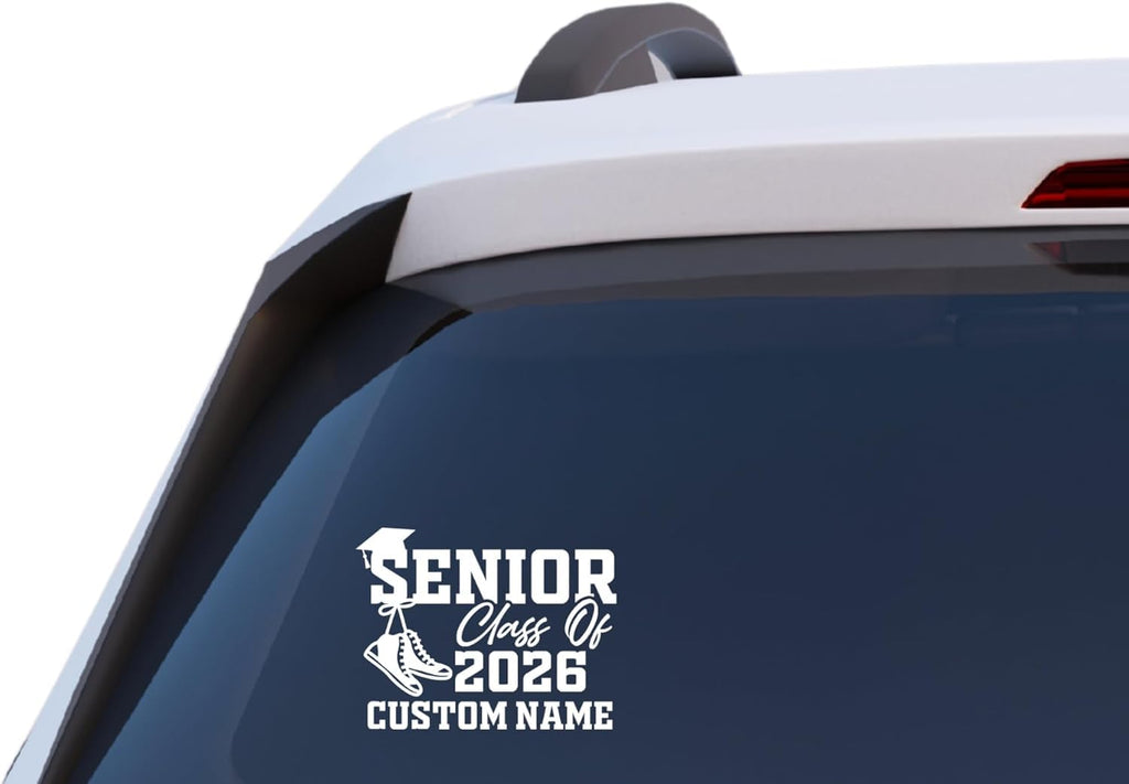 Senior Class of 2026 Wrestling Team Decal, Custom Name Vinyl Sticker