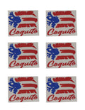 Puerto Rico Decal Sticker Glass Bottle Decorative Label Stickers Puerto Rico Flag Morro Decal (Glass Bottle is NOT Included)