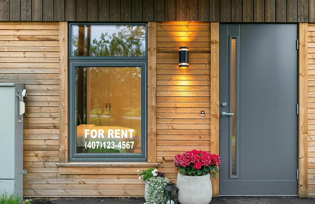 Random Little Finds for Rent Custom Phone Number Vinyl Decal Sign, Multiple Color Options, Glossy Finish