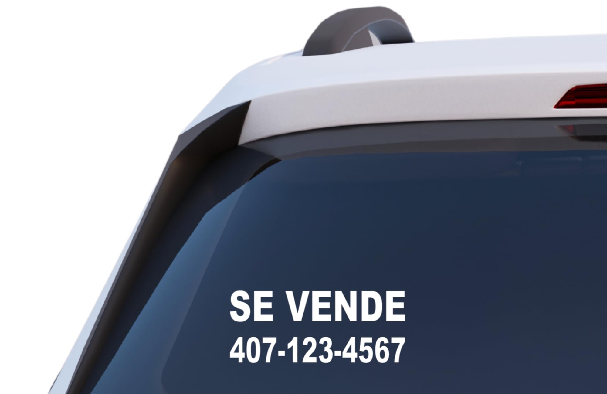 Se Vende Custom Phone Number Vinyl Decal, Car Window Sticker, for Sale Sign in Spanish