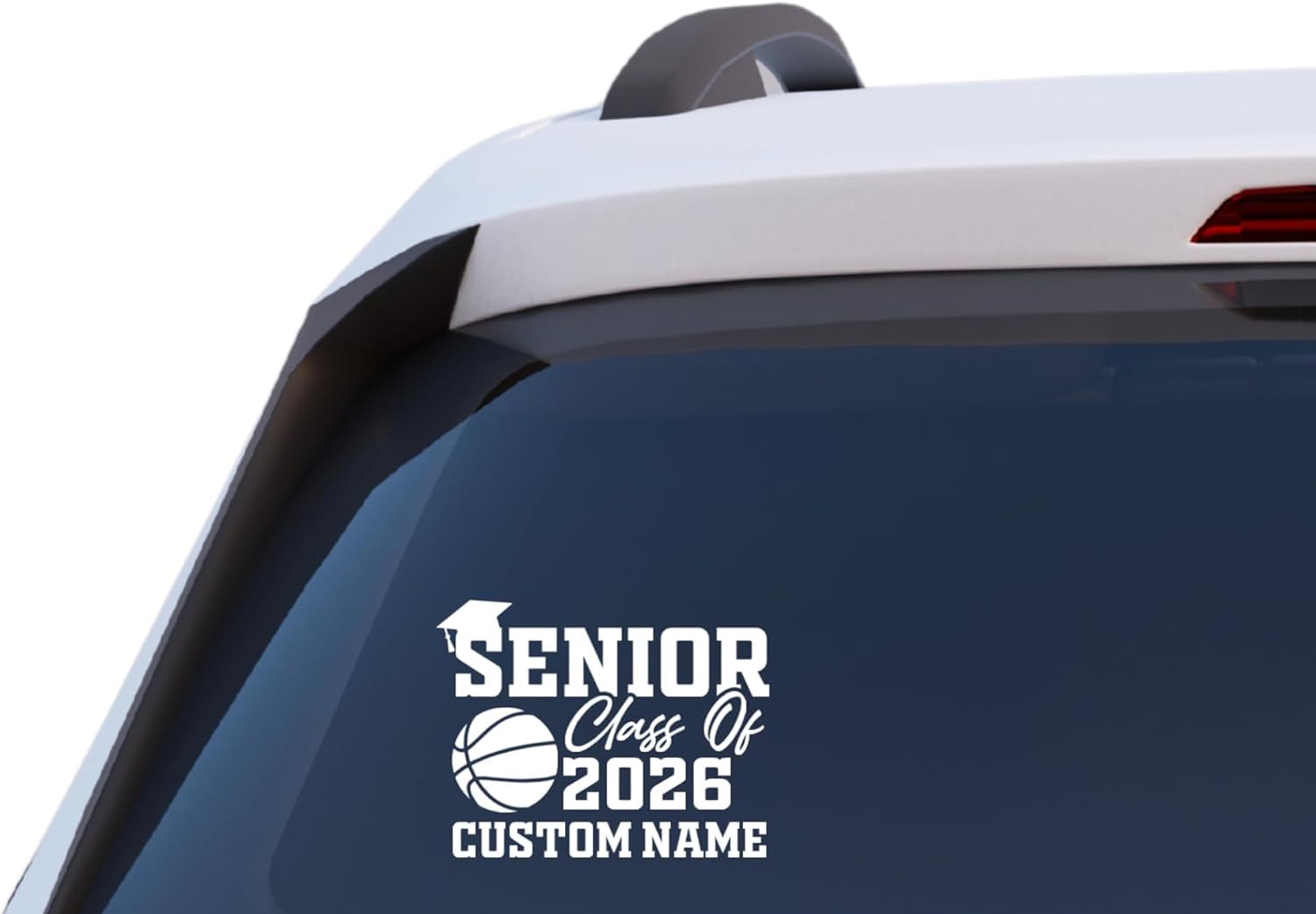 Senior Class of 2026 Basketball Team Decal, Custom Name Vinyl Sticker