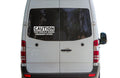 Caution This Vehicle Makes Frequent Stops Vinyl Decal Sticker