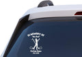 Custom Memorial Decal for Dad Golfer, in Memory of My Dad Vinyl Sticker with Personalized Name and Years